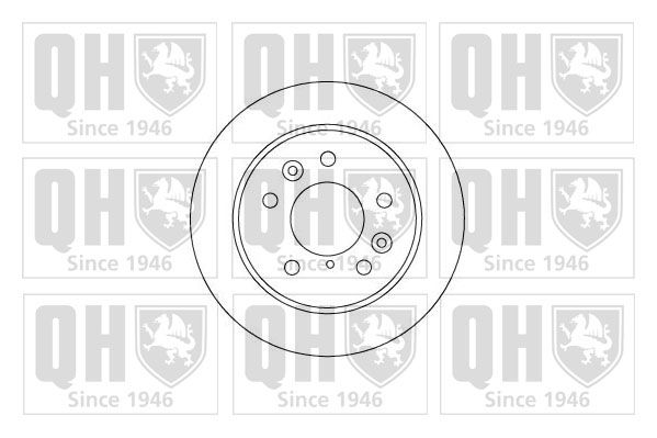 QUINTON HAZELL Тормозной диск BDC4388